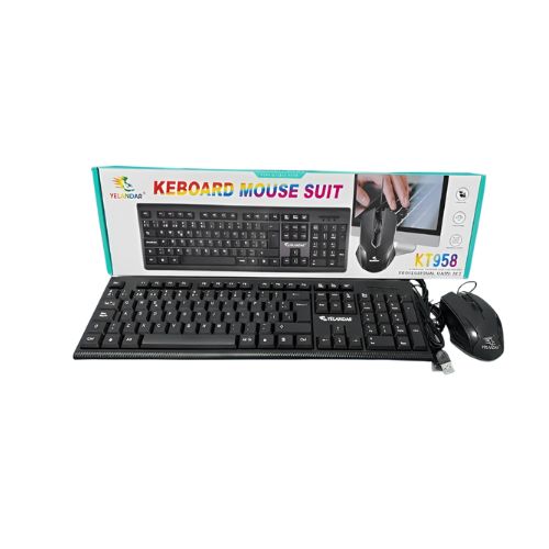 Teclado y mouse USB Yelandar KT958