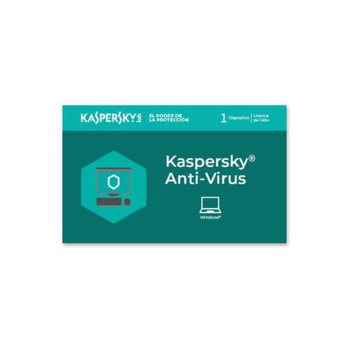 Licencia Kaspersky Antivirus 1PC/1Y OEM