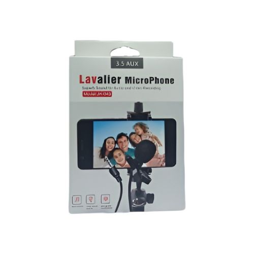 Microfono de solapa 3.5mm con prensa corbata