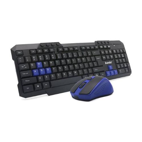 Teclado y mouse wireless USB W100 banda