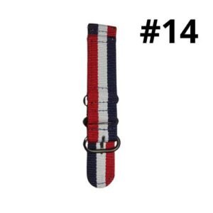 aa (14) Pulsera de 22mm varios colores y diseños con pines