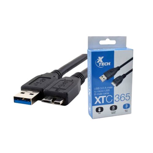 Cable USB 3.0 A-M a Micro p/disco B-M XTC365
