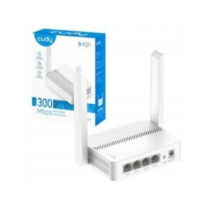 Router Wireless Cudy  WR-300 y 4 puertos LAN