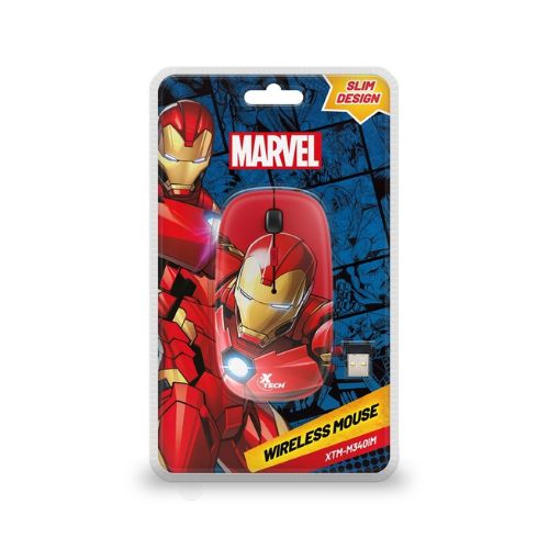 Produco- (77) Mouse USB wireless Xtech Iron Man - XTM-M340IM