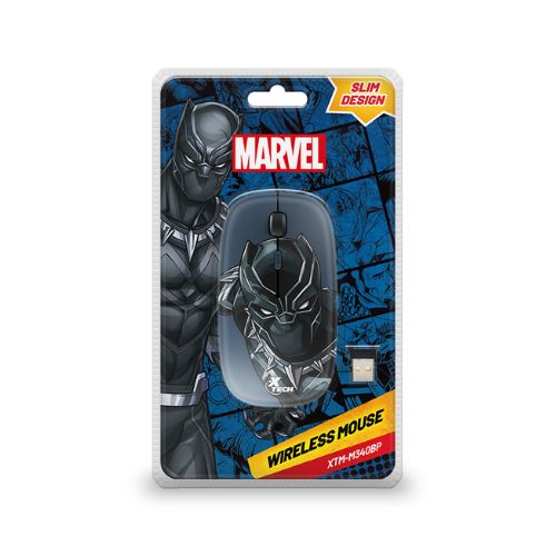 Mouse USB wireless Xtech Black Panther M340BP