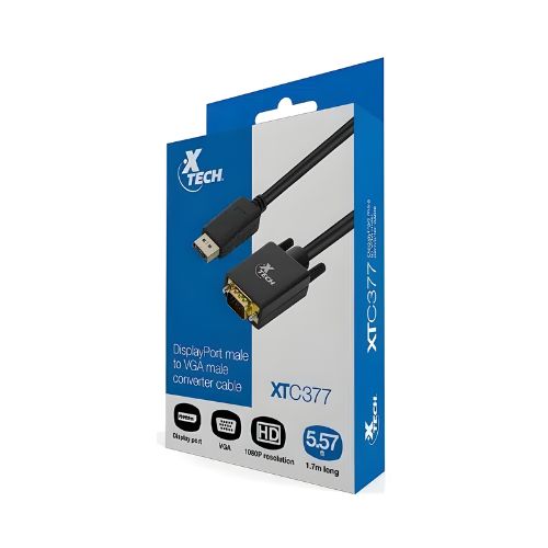 Adaptador Display Port-M a VGA-M Xtech XTC377
