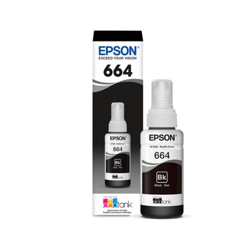Tinta Negra Epson T664 - Original