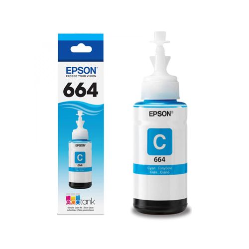 Tinta Cyan Epson T664 - Original