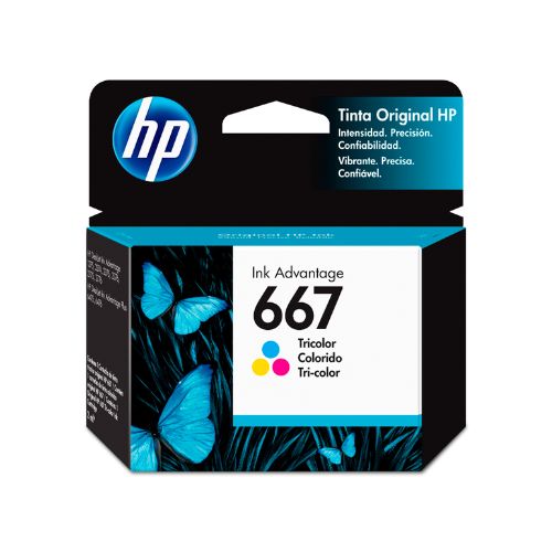 Cartucho color HP 667