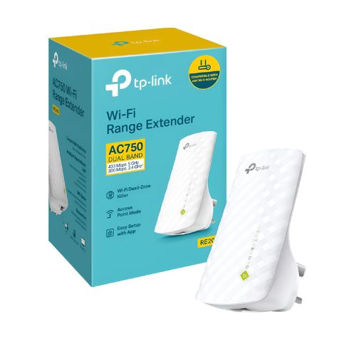 Extensor de WiFi TP-Link RE200 Mesh AC750