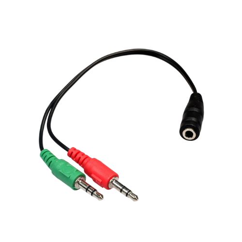 Separador 3.5mm. hembra a 2 plug 3.5mm. OEM - Audio