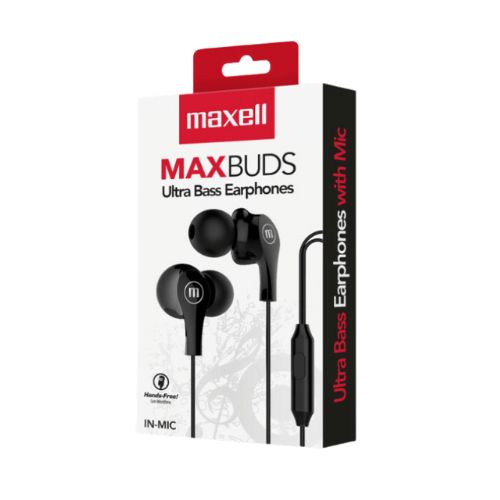 Handsfree Maxell IN-MIC MaxBuds Ultra Bass