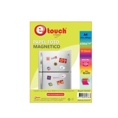Papel iman A4 250gr. eTouch 741967 unidad