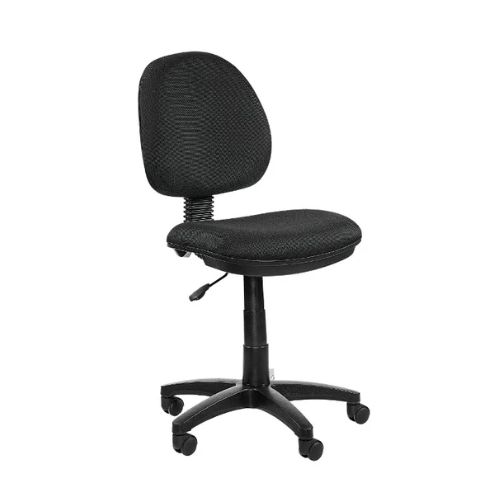 Silla secretarial con rodos y sin brazos 7424
