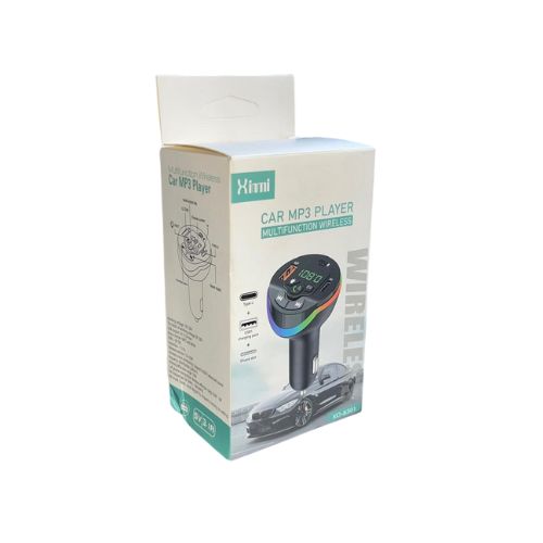 Transmisor FM p/carro/Bluetooth Xinmi XO-8301