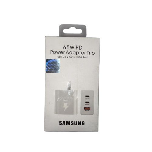 Transformador p/celular Samsung 65W PD Trio