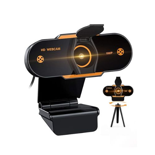 Webcam 1080p 2 Mpx con Trípode USB
