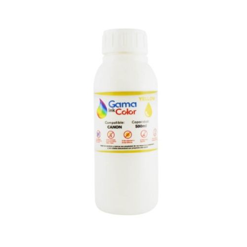 Tinta Amarilla 500ml. Gama p/Canon