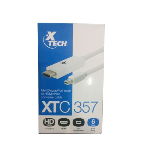 Adaptador mini Display Port-M a HDMI-M Xtech XTC357