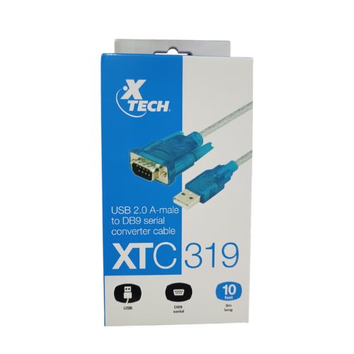 Adaptador DB9/Serial a USB 2.0 XTC319