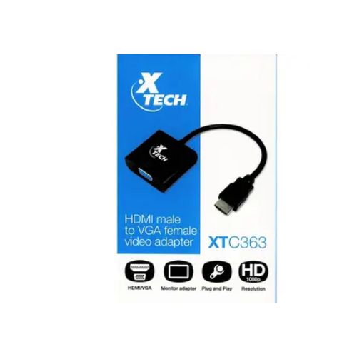 Adaptador HDMI-M a VGA-H XTC363