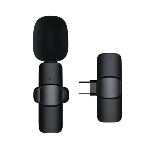 Diseño sin título (1) Micrófono inalámbrico K8 tipo C