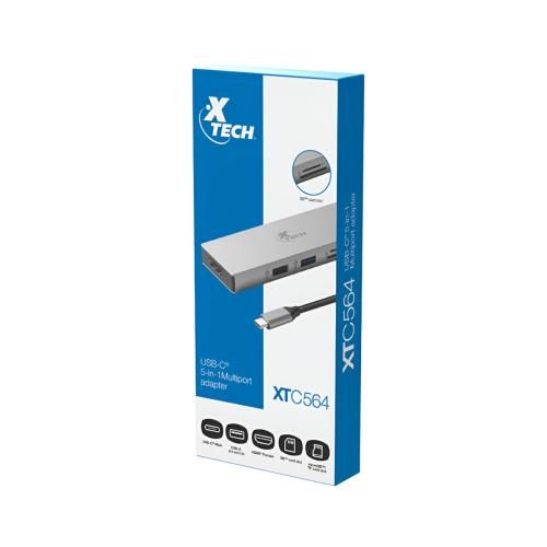 Hub Tipo C Xtech XTC564 USB/SD/HDMI