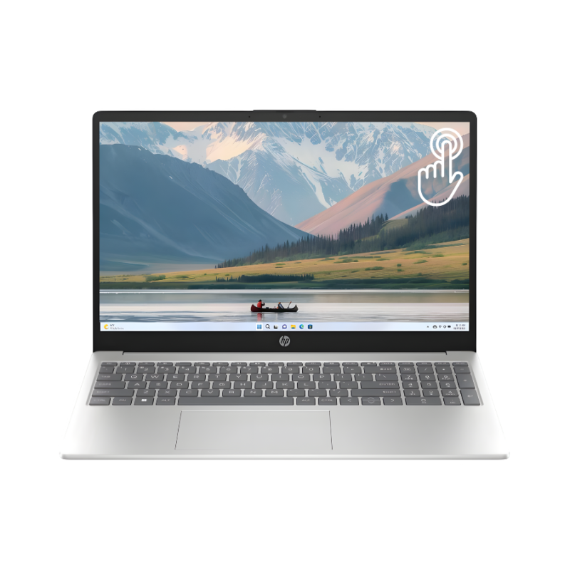 Laptop HP i3, 8GB, 256GB, 15.6"T, W11, 15-FD0153DX