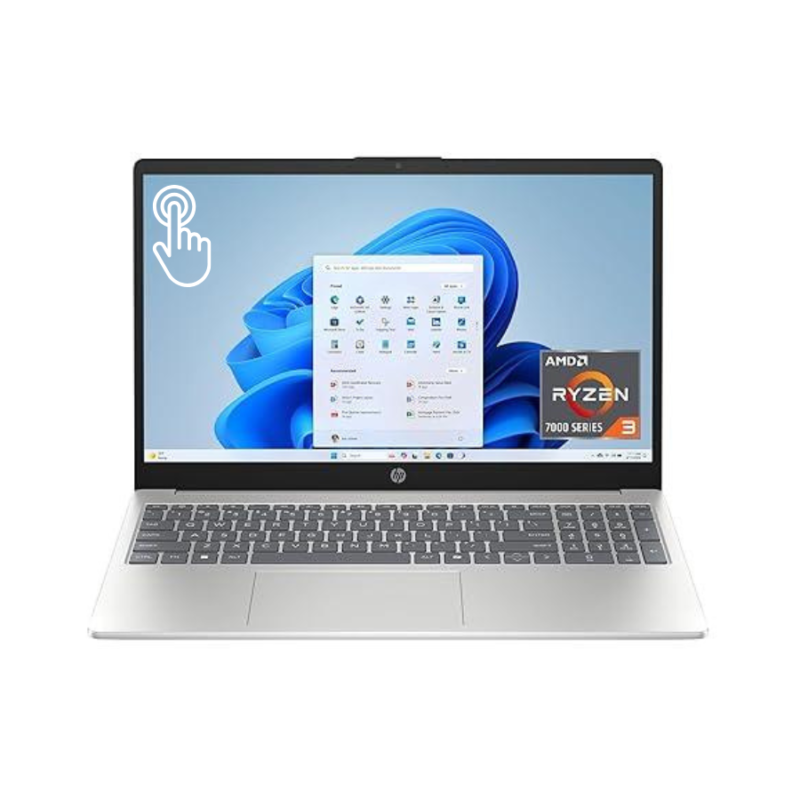 Laptop HP Ryzen3, 8GB, 128GB, 15.6"T, W11, 15-fc0099nr