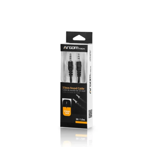 CABLE DE AUDIO 3.5MM A 3.5MM 1M. ARGOM CB-0035