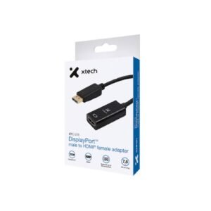 Diseño sin título (16) Adaptador de video Display Port-M a HDMI-H XTC-378.