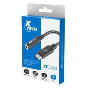 Diseño sin título (23) ADAPTADOR TIPO C A AUDIO 3.5MM HEMBRA XTC509
