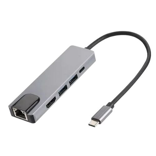 Diseño sin título (26) HUB TIPO C RUIJIN-24923 USB/HDMI/RJ45/C