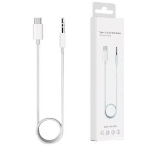 CABLE TIPO C A AUDIO 3.5MM MACHO PLUG. MH-CM21