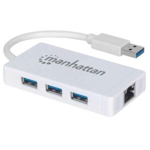 Diseño sin título (33) HUB 3 PUERTOS USB 3.0 Y RJ45 MANHATTAN 507578